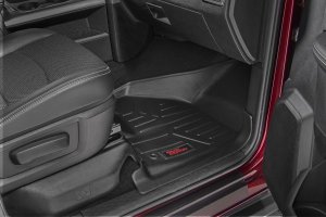 Ram 1500 Floor Mats - Front and Rear - Rough Country - Floor Armor - '19-'23